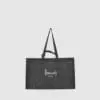 felt bag in grey with Harrods embroidery