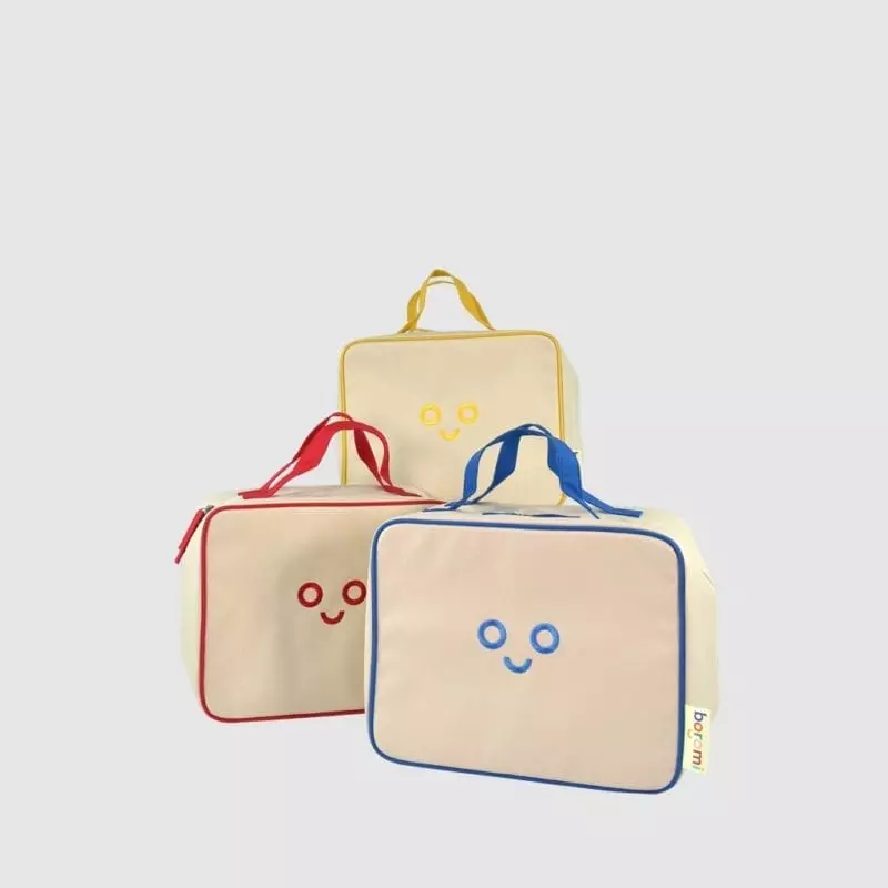 custom carry case with bright contrast handles