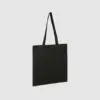 Black Recycled Cotton Tote Bag
