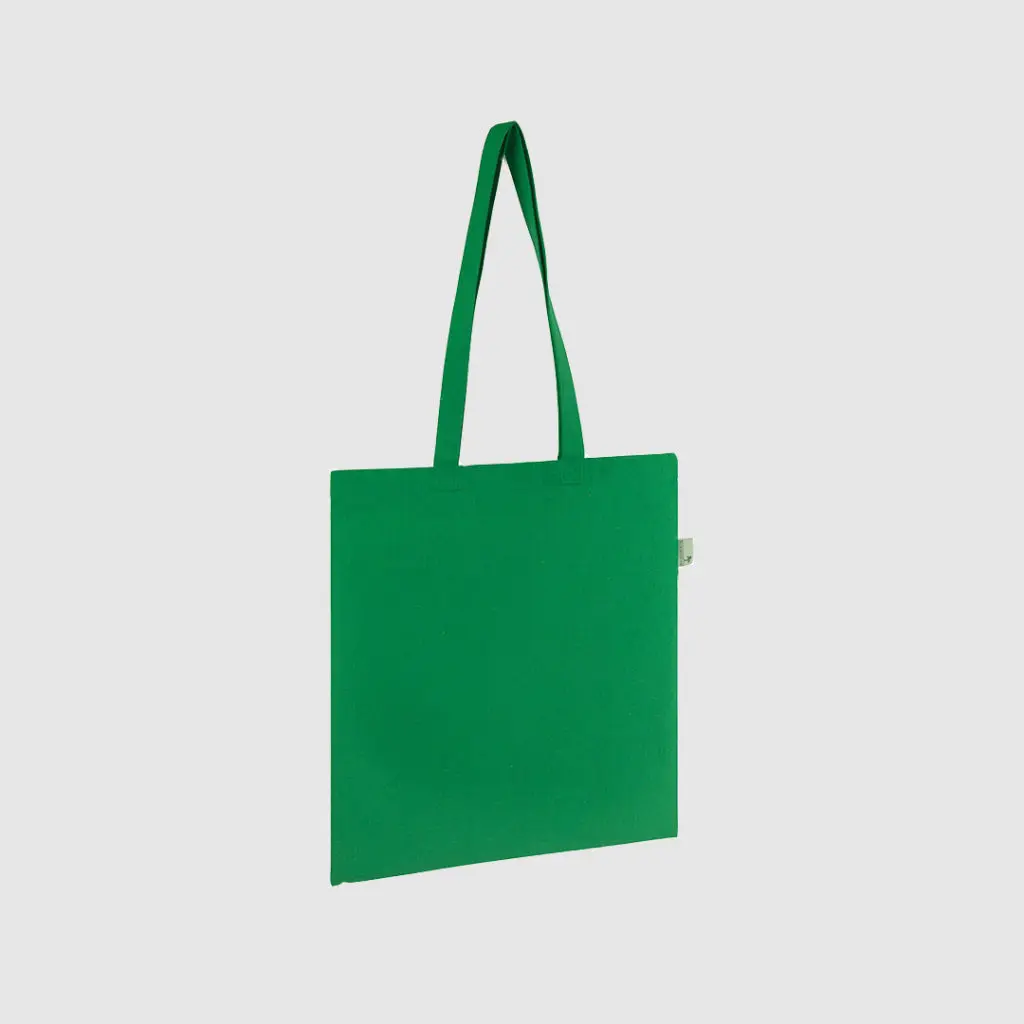 Green Recycled Cotton Tote Bag