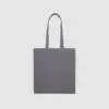 Grey Cotton Tote Shopper Bag