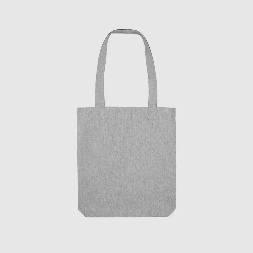 Grey Cotton Tote Bag