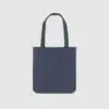 Blue Cotton Tote Bag
