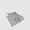 Sustainable yoga product packaging grey non-woven PP drawstring for repeat use