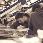screen printed operating machine