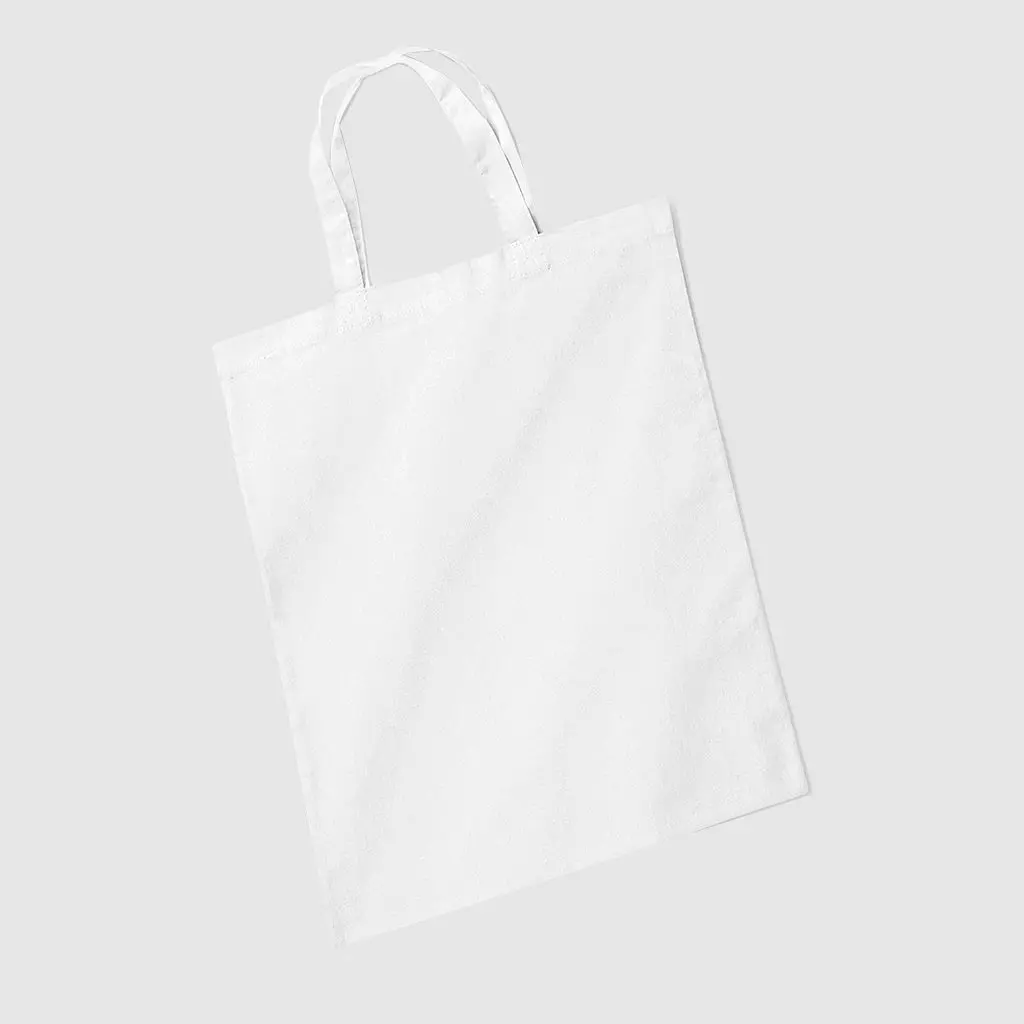 Custom casual short handle tote bag for life