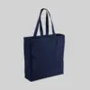 French Navy 8oz Cotton Canvas Classic Shopper