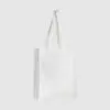 White 8oz Cotton Shopper Tote with Gusset