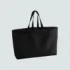 Black tote shopper bag