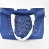 Large shopper with contrast handles