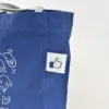 Large shopper with contrast handles