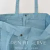 Edge to Edge Tote Bag with Interior Pockets and Popper Closure