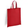 Red Short Handled Shopper Tote Bag