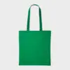 Green Cotton Shopper Tote Bag
