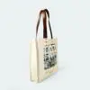 The Lovely Clinic Tonksy Treatments natural bag with leather handles
