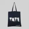 black fairtrade cotton Tate Gallery tote bag