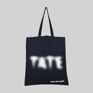 black fairtrade cotton Tate Gallery tote bag