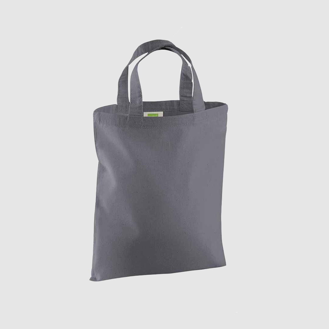 Grey Canvas Tote Bag