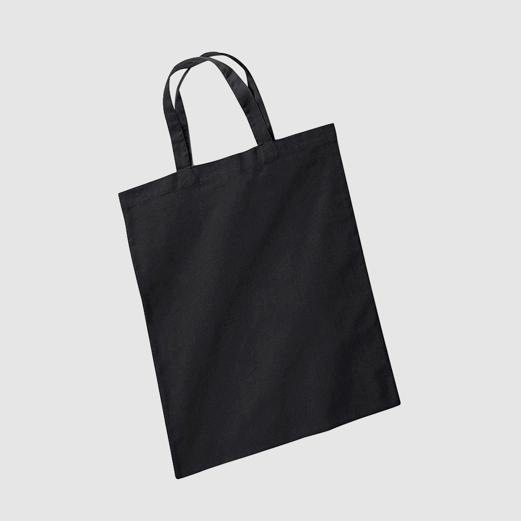 Custom casual short handle tote bag for life