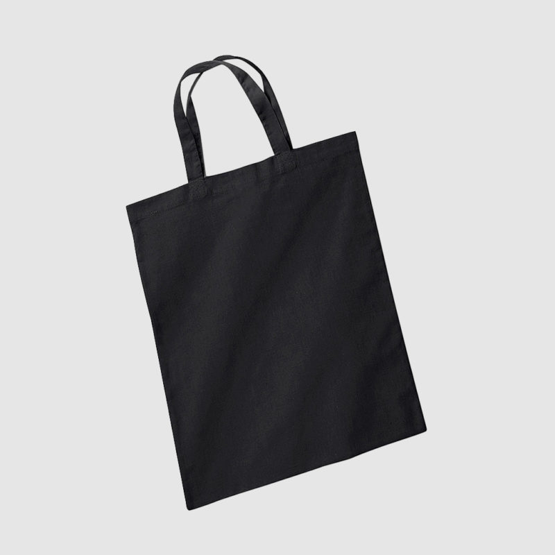 Custom casual short handle tote bag for life
