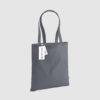 Custom organic cotton canvas totes, with long handles for shoulder carry