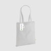 Custom organic cotton canvas totes, with long handles for shoulder carry