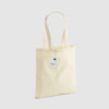 Custom organic cotton canvas totes, with long handles for shoulder carry