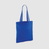 Custom shopper tote in black with long handles, shoulder carry and inexpensive option