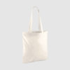 Custom shopper tote in black with long handles, shoulder carry and inexpensive option
