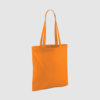 Custom shopper tote in black with long handles, shoulder carry and inexpensive option