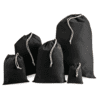 group shot of drawstring bags