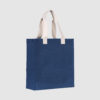 Custom natural jute tote, with webbed cotton short handles, customisation options are available