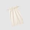 Custom organic drawstring bag, made from 100% organic cotton canvas