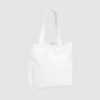 Custom black tote bag made from woven cotton