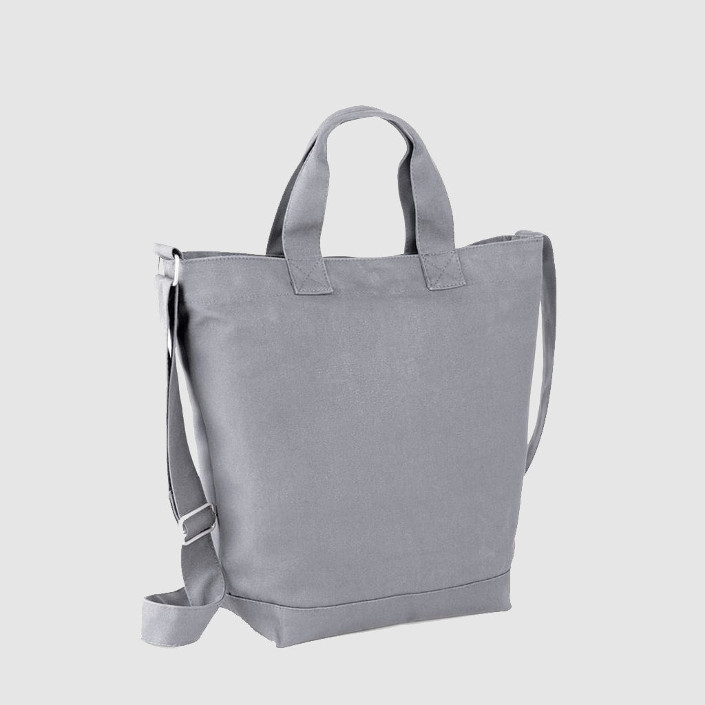 Custom sling bag, in black with adjustable straps