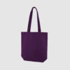 Custom portrait dyed canvas bag with long handles