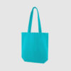 Custom portrait dyed canvas bag with long handles