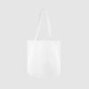 Custom portrait dyed canvas bag with long handles