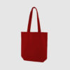 Custom portrait dyed canvas bag with long handles