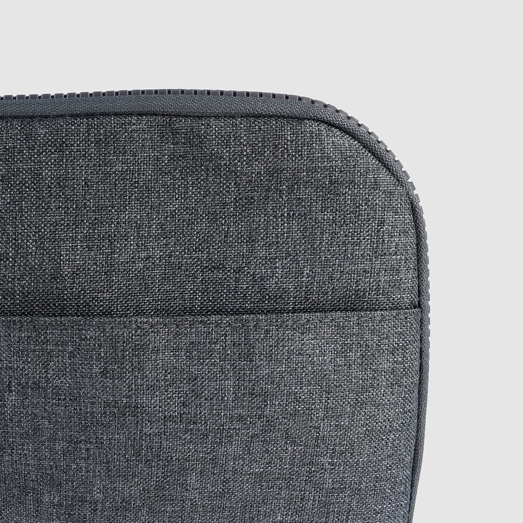 Custom Tech case, in black with multiple pockets