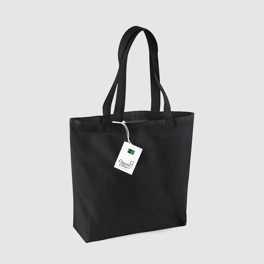 Organic cotton shopper bag for customisation
