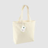 Organic cotton shopper bag for customisation