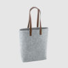 Custom premium felt shopper, made from 100% polyester felt with long handles