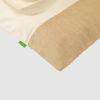 Custom organic cotton and jute tote bag, with long handles