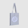 Custom recycled eco cotton tote bags with long handles