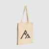 Custom recycled eco cotton tote bags with long handles