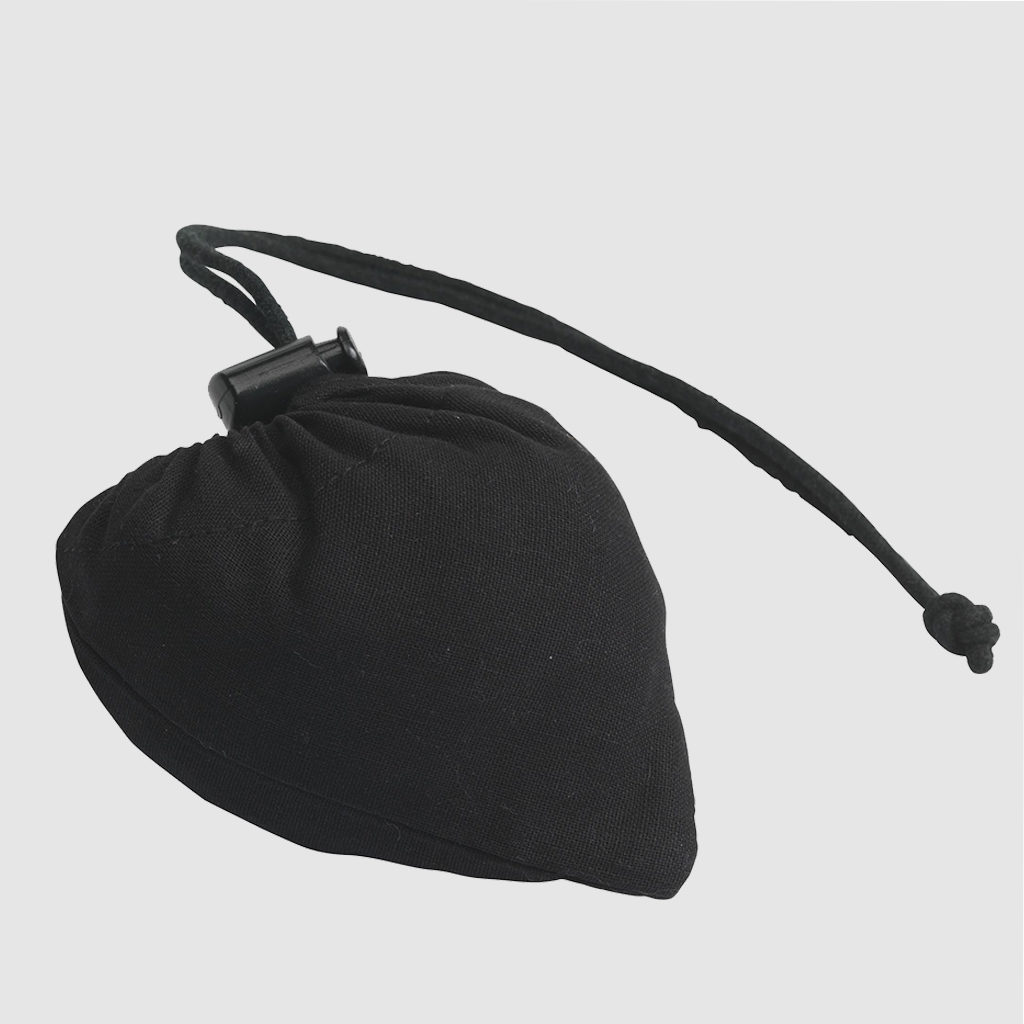 Custom folding shopper made from cotton, with double carrying straps