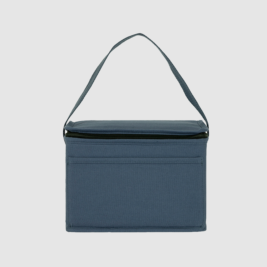 French Navy Cotton Cool Bag – Small