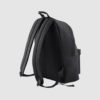 Custom black polyester rucksack with comfortable handles and 600D Polyester, customisation options available