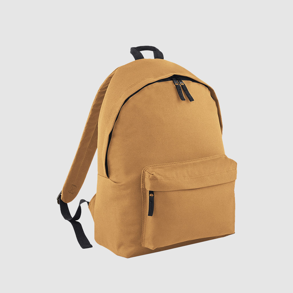 Custom black polyester rucksack with comfortable handles and 600D Polyester, customisation options available